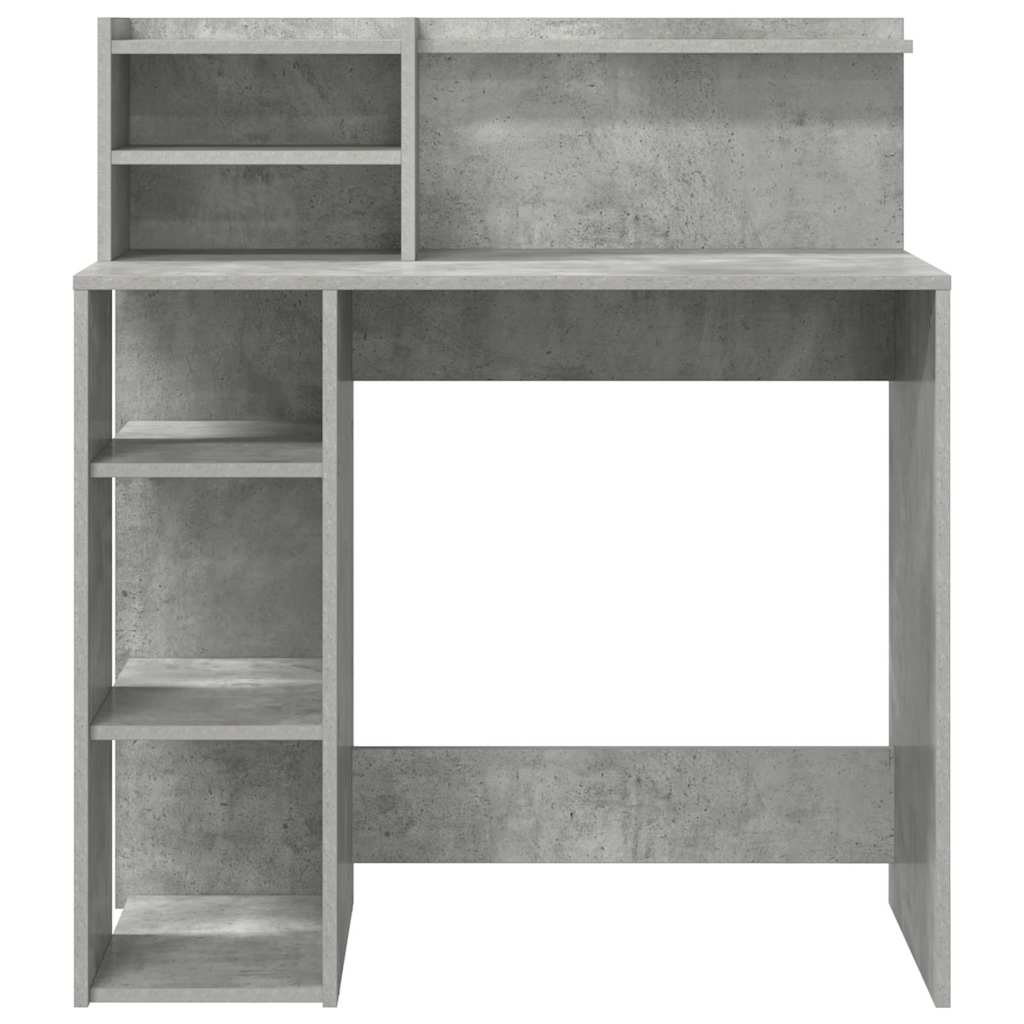 Scrivania Grigio cemento 90 x 48 x 101,5 cm Legno multistrato