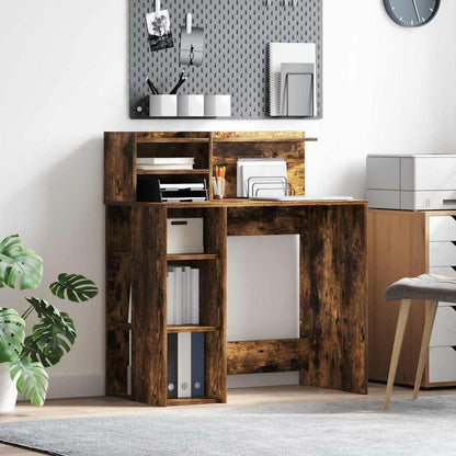 Scrivania Rovere fumÃ© 90 x 48 x 101,5 cm Legno multistrato