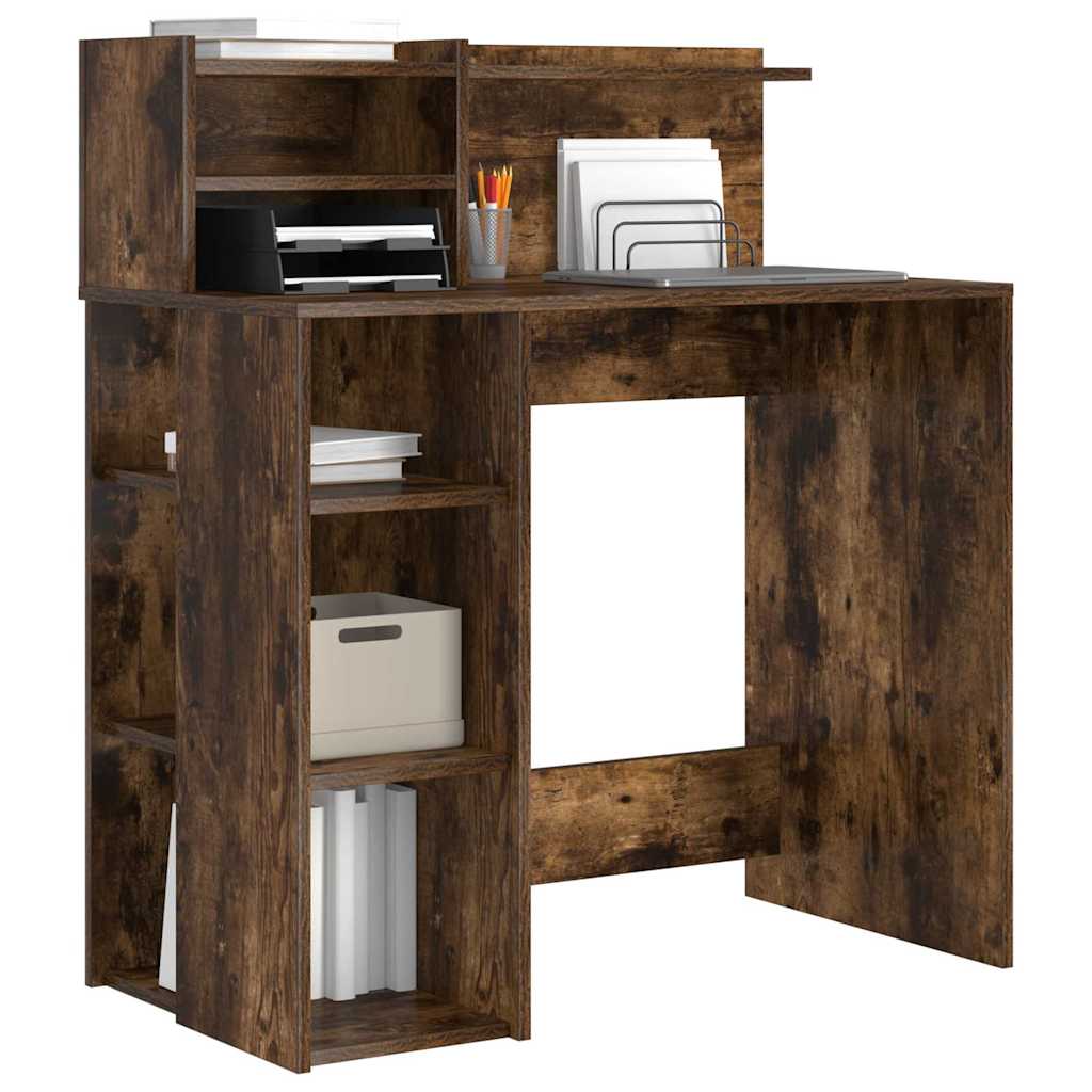 Scrivania Rovere fumÃ© 90 x 48 x 101,5 cm Legno multistrato