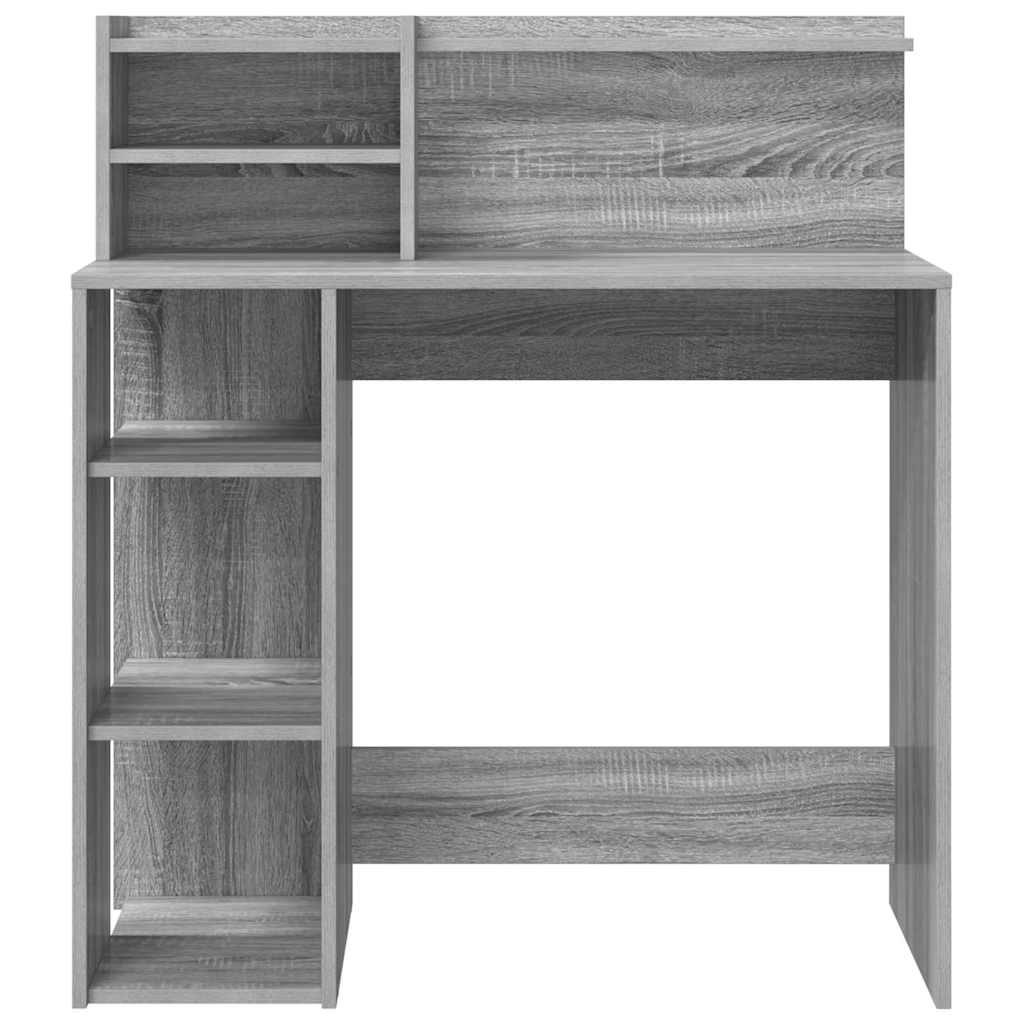 Scrivania Grigio Sonoma 90 x 48 x 101,5 cm Legno multistrato