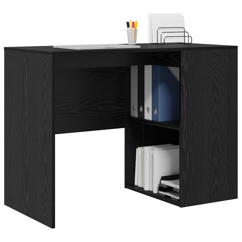 Scrivania Rovere Nero 102 x 50 x 75 cm Legno multistrato