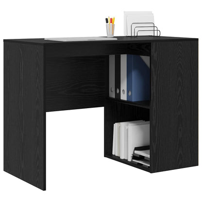 Scrivania Rovere Nero 102 x 50 x 75 cm Legno multistrato