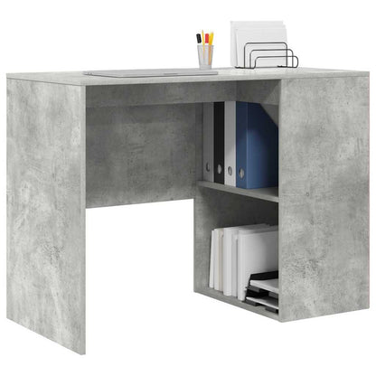 Scrivania Grigio cemento 102 x 50 x 75 cm Legno multistrato