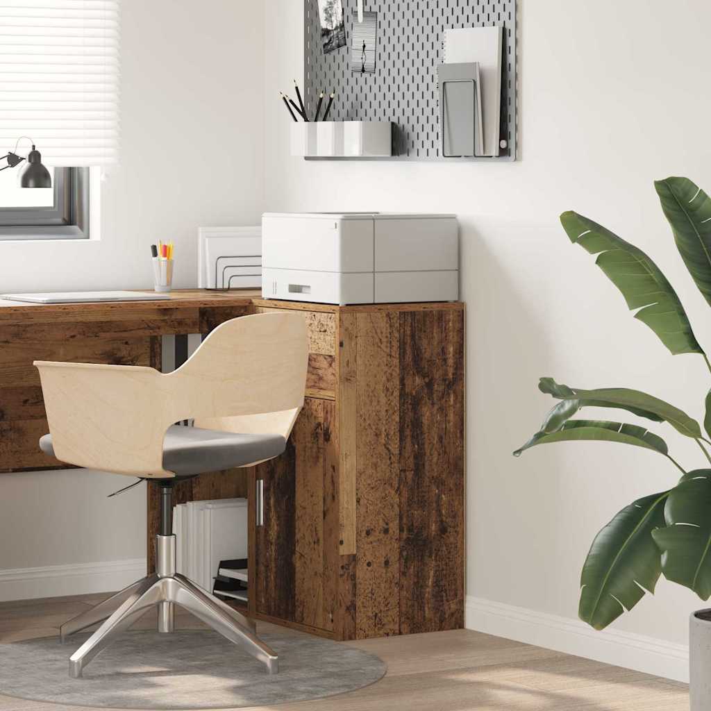 Credenza con cassetto Legno vecchio 38 x 34 x 75 cm