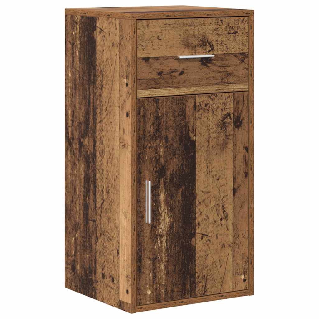 Credenza con cassetto Legno vecchio 38 x 34 x 75 cm
