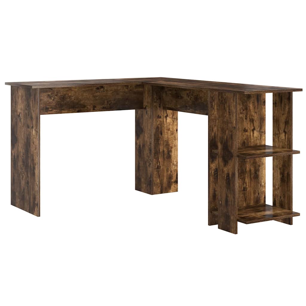 Scrivania ad angolo Rovere fumÃƒÂ© 140 x 113,5 x 75 cm