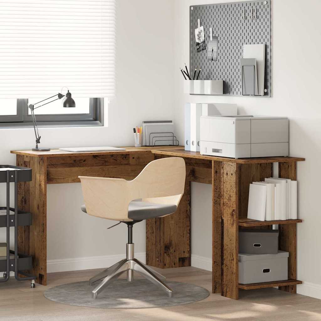 Scrivania ad angolo Legno vecchio 140 x 113,5 x 75 cm