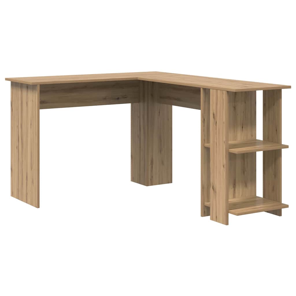 Scrivania ad angolo Rovere artigianale 140 x 113,5 x 75 cm