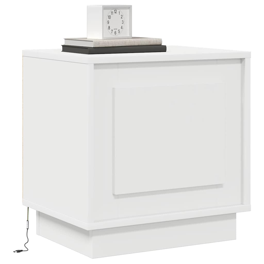 Armadio da Notte Bianco 44 x 34,5 x 45 cm Legno multistrato