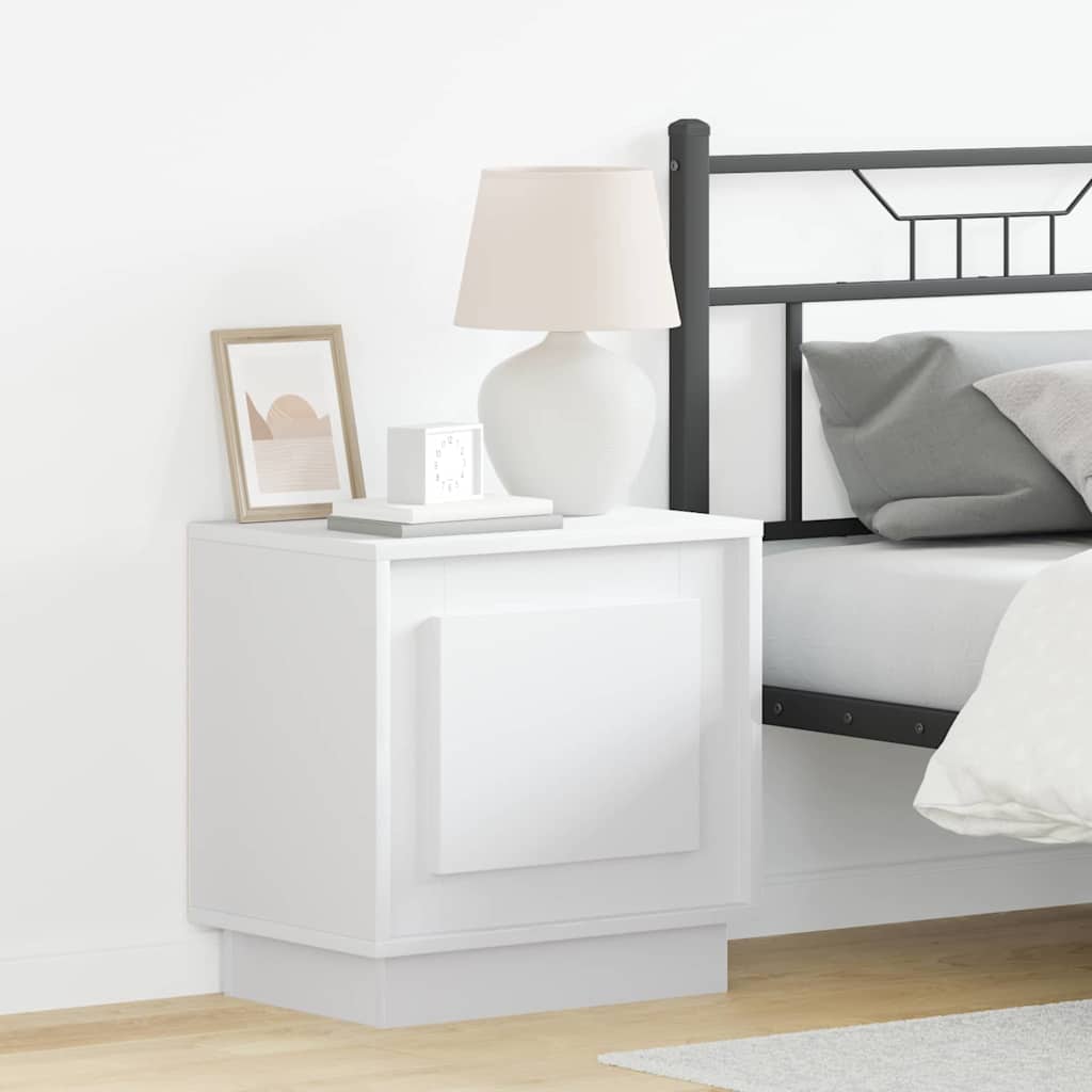 Armadio da Notte 2 pcs Bianco 44 x 34,5 x 45 cm