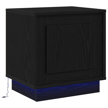 Armadio da Notte Nero 44 x 34,5 x 45 cm Legno multistrato