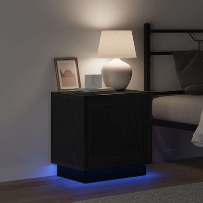 Armadio da Notte 2 pcs Nero 44 x 34,5 x 45 cm Legno multistrato