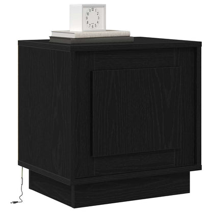 Armadio da Notte 2 pcs Nero 44 x 34,5 x 45 cm Legno multistrato