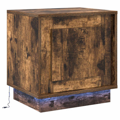 Armadio da Notte Rovere fumÃ© 44 x 34,5 x 45 cm
