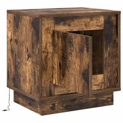 Armadio da Notte Rovere fumÃ© 44 x 34,5 x 45 cm