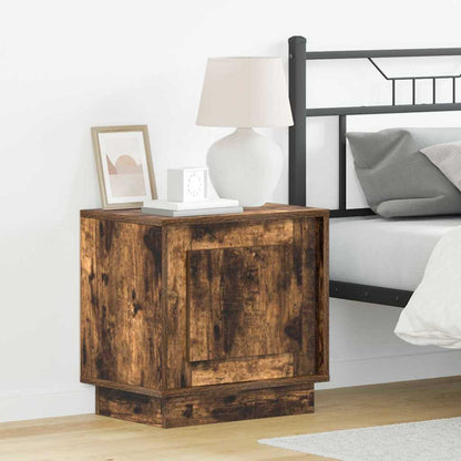 Armadio da Notte 2 pcs Rovere fumÃ© 44 x 34,5 x 45 cm
