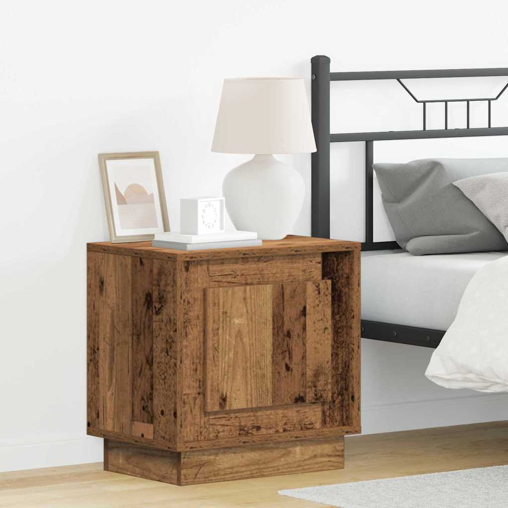 Armadio da Notte 2 pcs Legno vecchio 44 x 34,5 x 45 cm