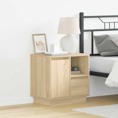Armadio da Notte 2 pcs Rovere Sonoma 50 x 34,5 x 50 cm.