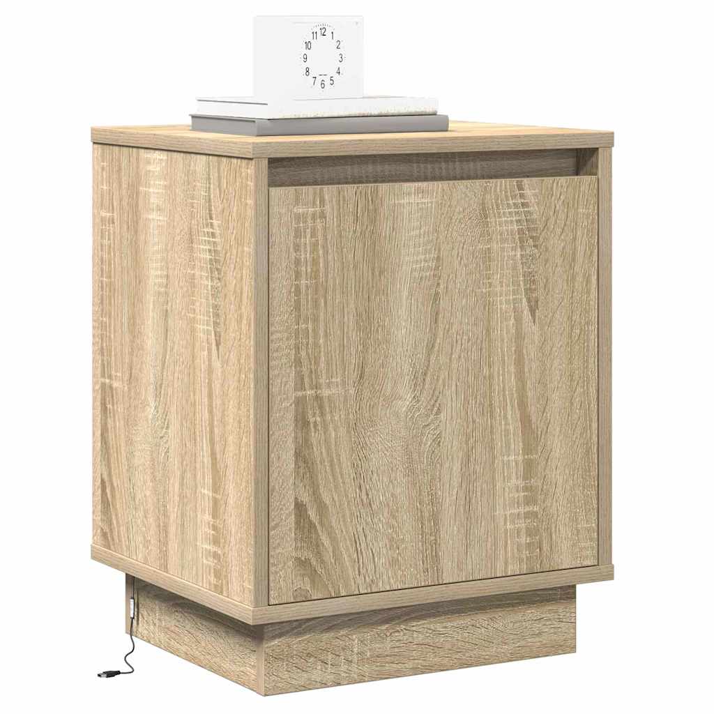 Armadio da Notte 2 pcs Rovere Sonoma 39 x 34,5 x 50 cm