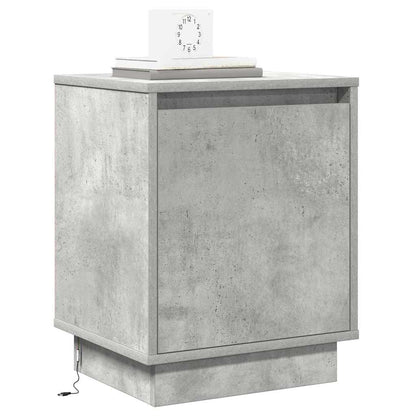 Armadio da Notte 2 pcs Grigio cemento 39 x 34,5 x 50 cm
