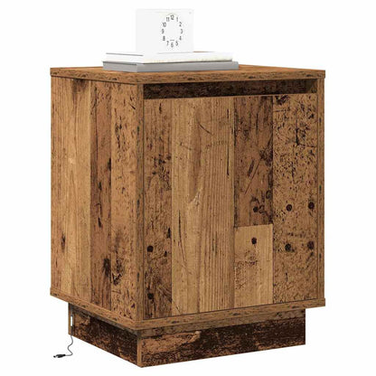 Armadio da Notte 2 pcs Legno vecchio 39 x 34,5 x 50 cm