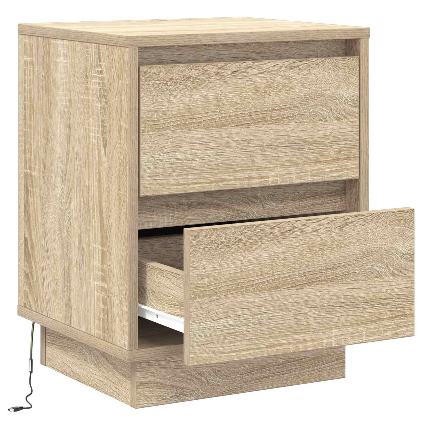 Armadio da Notte con cassetto Rovere Sonoma 39 x 34,5 x 50 cm