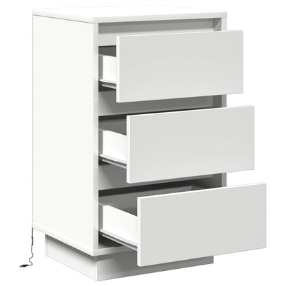 Armadio da Notte Bianco 39 x 34,5 x 65 cm Legno multistrato