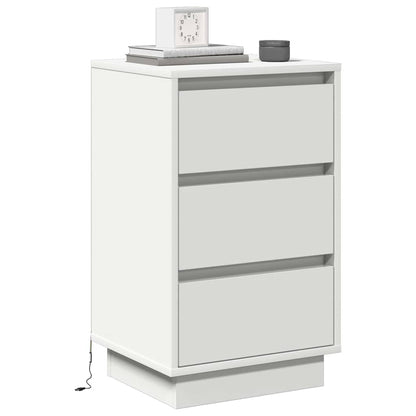 Armadio da Notte Bianco 39 x 34,5 x 65 cm Legno multistrato