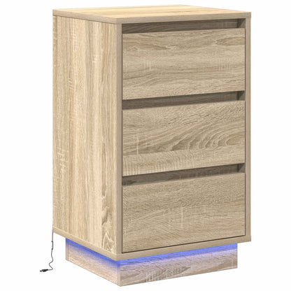 Armadio da Notte con cassetto Rovere Sonoma 39 x 34,5 x 65 cm
