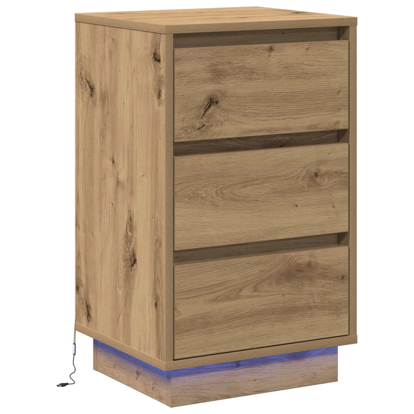 Armadio da Notte Rovere artigianale 39 x 34,5 x 65 cm