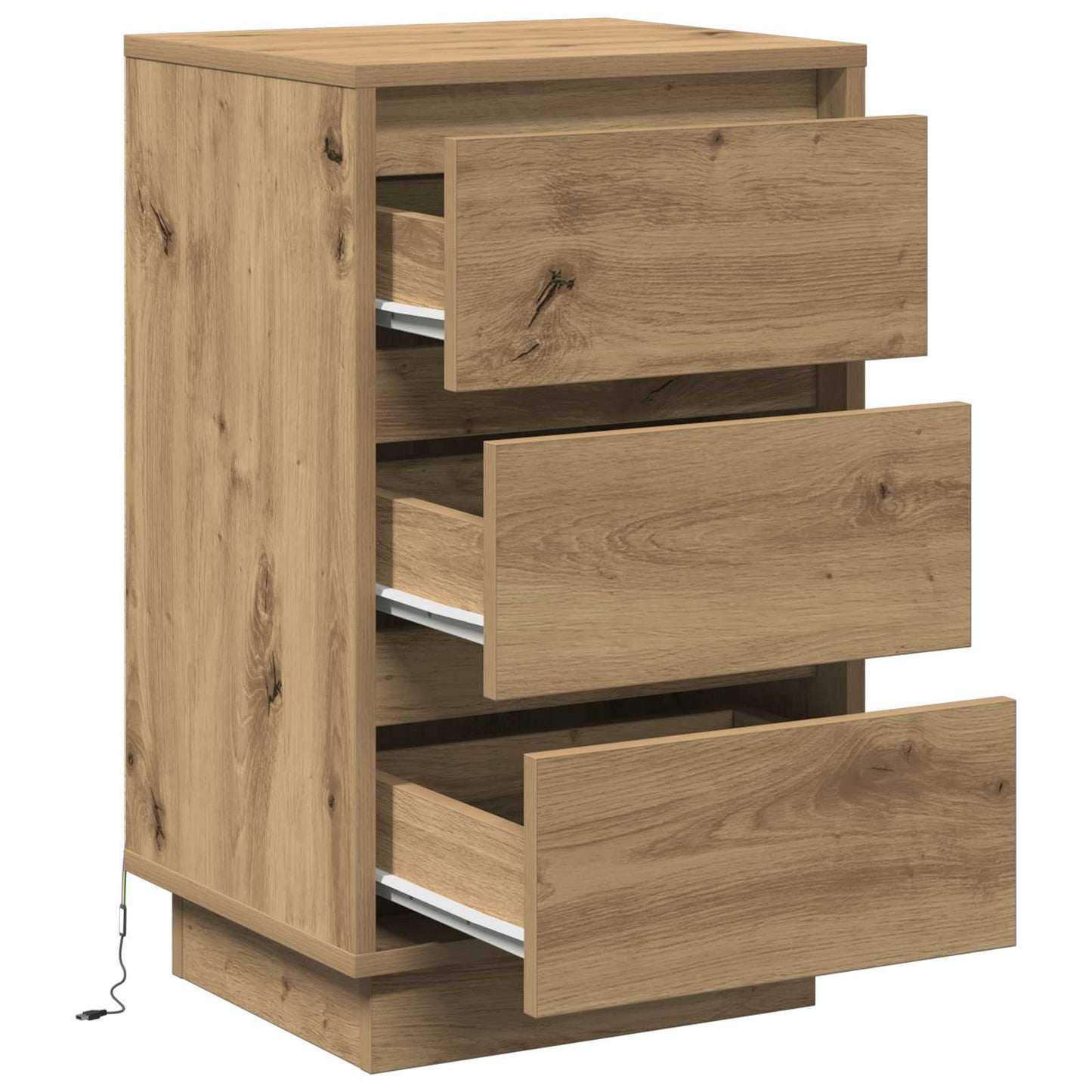 Armadio da Notte Rovere artigianale 39 x 34,5 x 65 cm