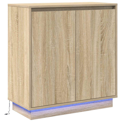 Madia LED Rovere Sonoma 71 x 34,5 x 75 cm Legno multistrato