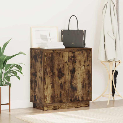 Madia LED Rovere fumÃ© 71 x 34,5 x 75 cm Legno multistrato