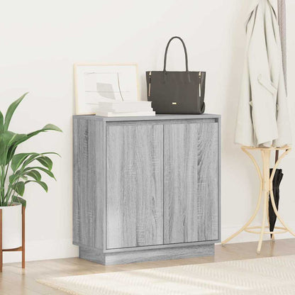 Madia LED Grigio Sonoma 71 x 34,5 x 75 cm Legno multistrato