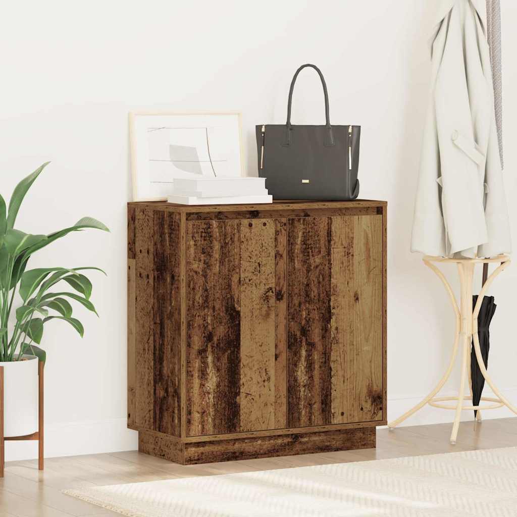 Madia LED Legno vecchio 71 x 34,5 x 75 cm Legno multistrato