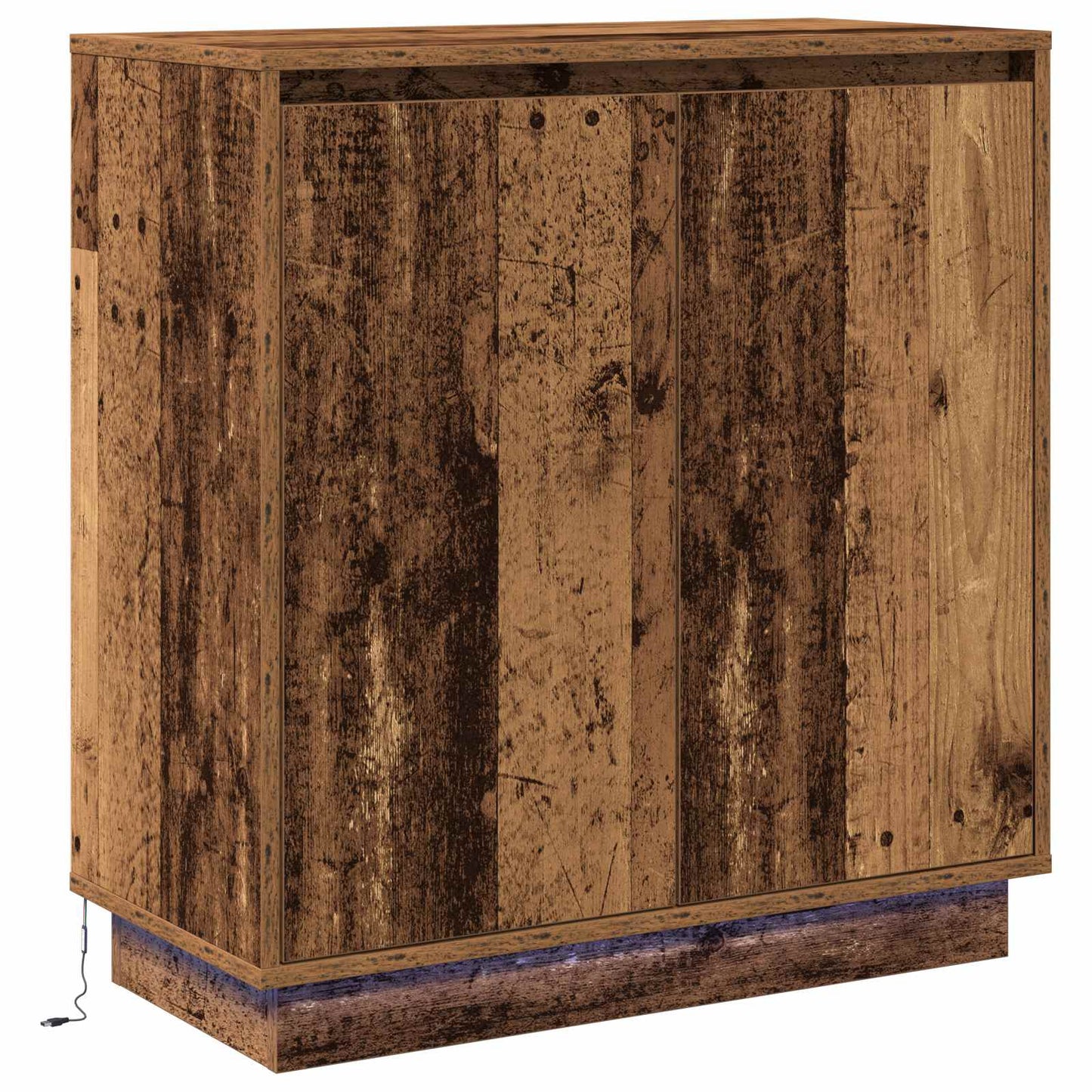 Madia LED Legno vecchio 71 x 34,5 x 75 cm Legno multistrato