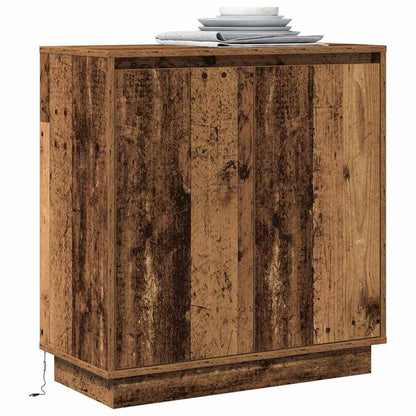 Madia LED Legno vecchio 71 x 34,5 x 75 cm Legno multistrato