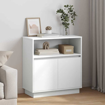 Madia LED Bianco 71 x 34,5 x 75 cm Legno multistrato