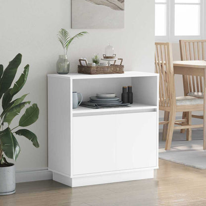 Madia LED Bianco 71 x 34,5 x 75 cm Legno multistrato