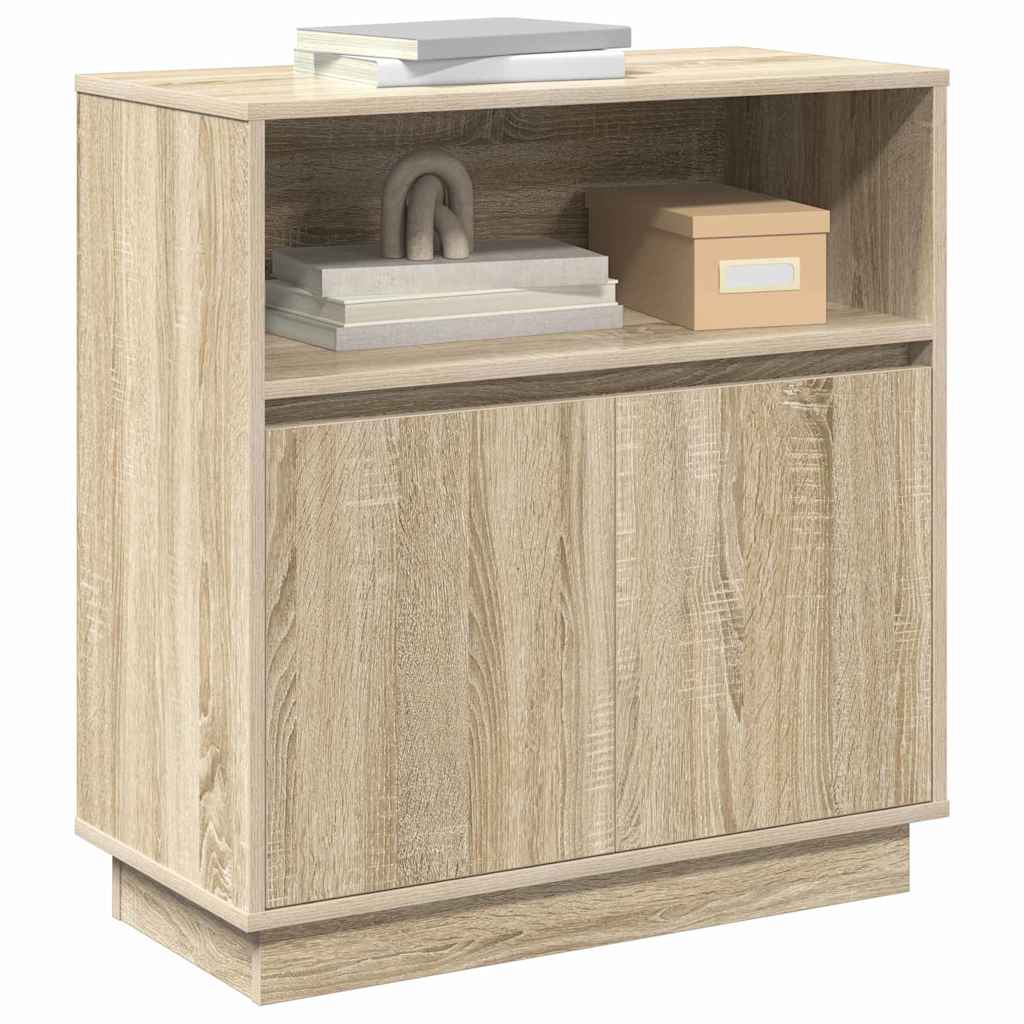 Madia LED Rovere Sonoma 71 x 34,5 x 75 cm Legno multistrato