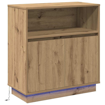 Madia LED Rovere artigianale 71 x 34,5 x 75 cm