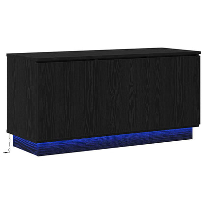 Mobile TV Rovere Nero 100 x 38 x 49 cm Legno multistrato