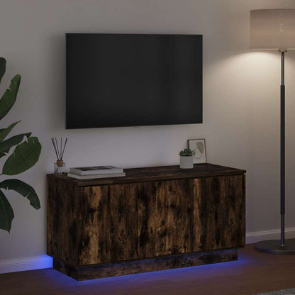 Mobile TV Rovere fumÃ© 100 x 38 x 49 cm Legno multistrato