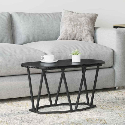 Tavolino da salotto Rovere Nero 80 x 40 x 40.5 cm