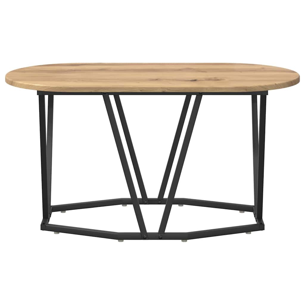 Tavolino da salotto Rovere artigianale 80 x 40 x 40.5 cm