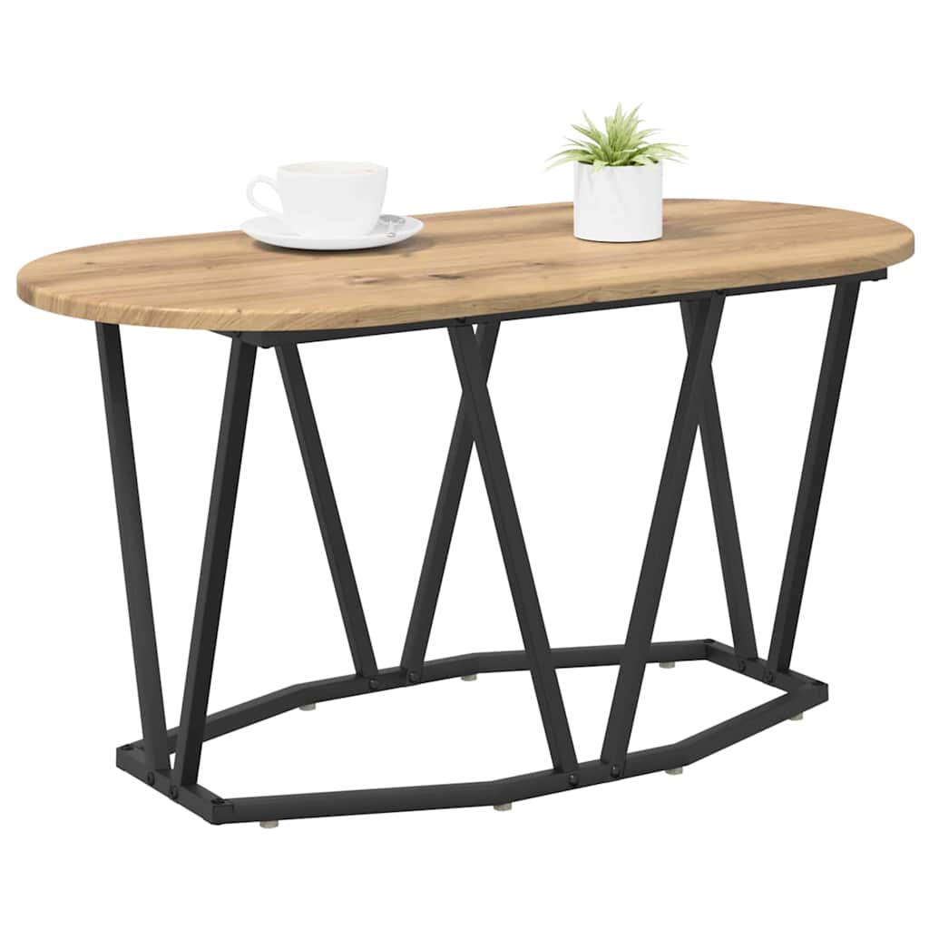 Tavolino da salotto Rovere artigianale 80 x 40 x 40.5 cm