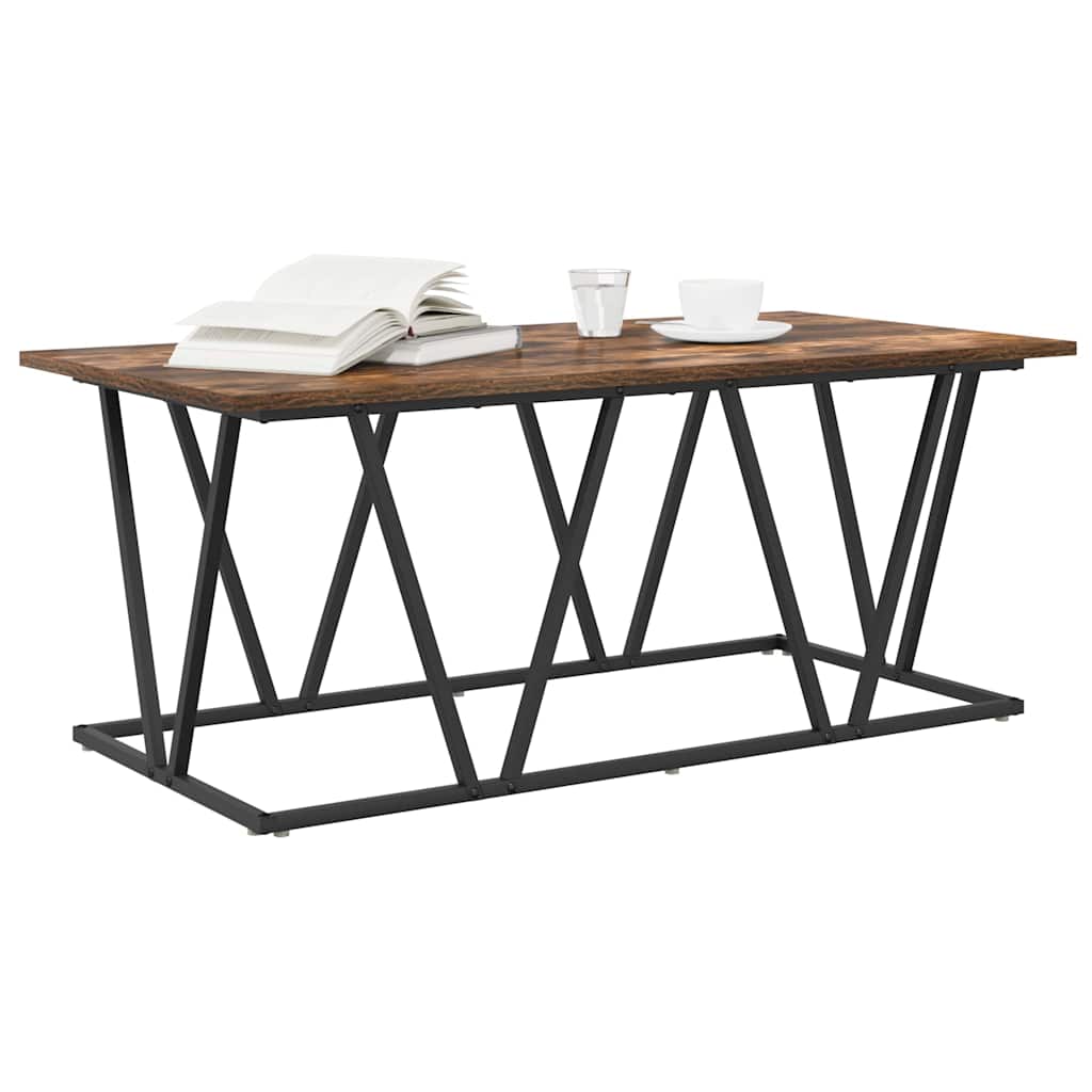 Tavolino da salotto Rovere fumÃ© 100 x 50 x 40 cm