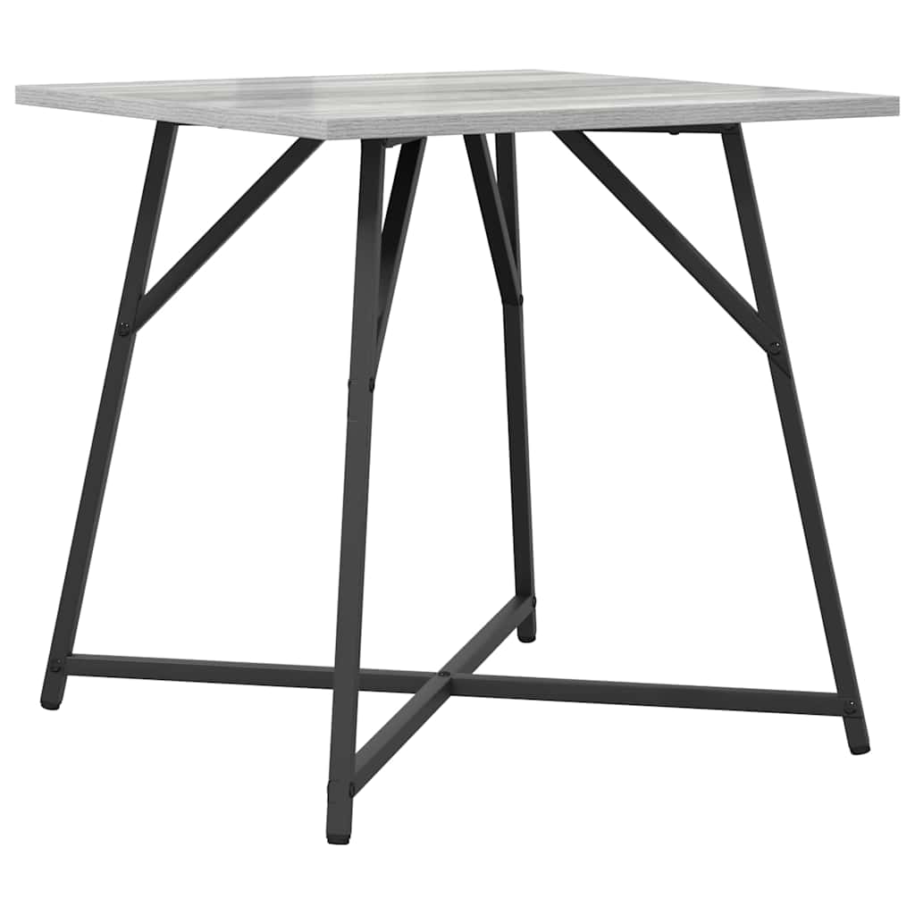 Set tavolini 2 pcs Grigio Sonoma e Nero