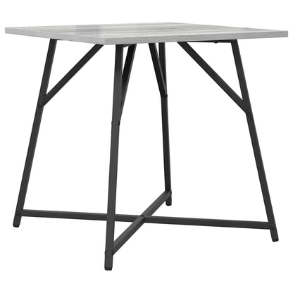 Set tavolini 2 pcs Grigio Sonoma e Nero