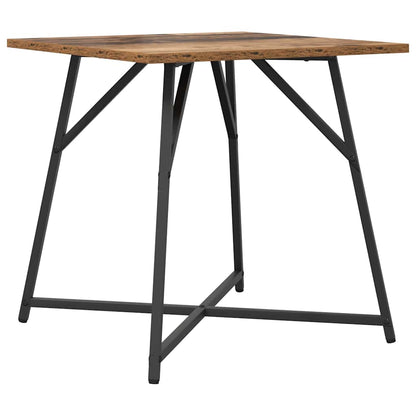 Set tavolini 2 pcs Legno Antico e Nero